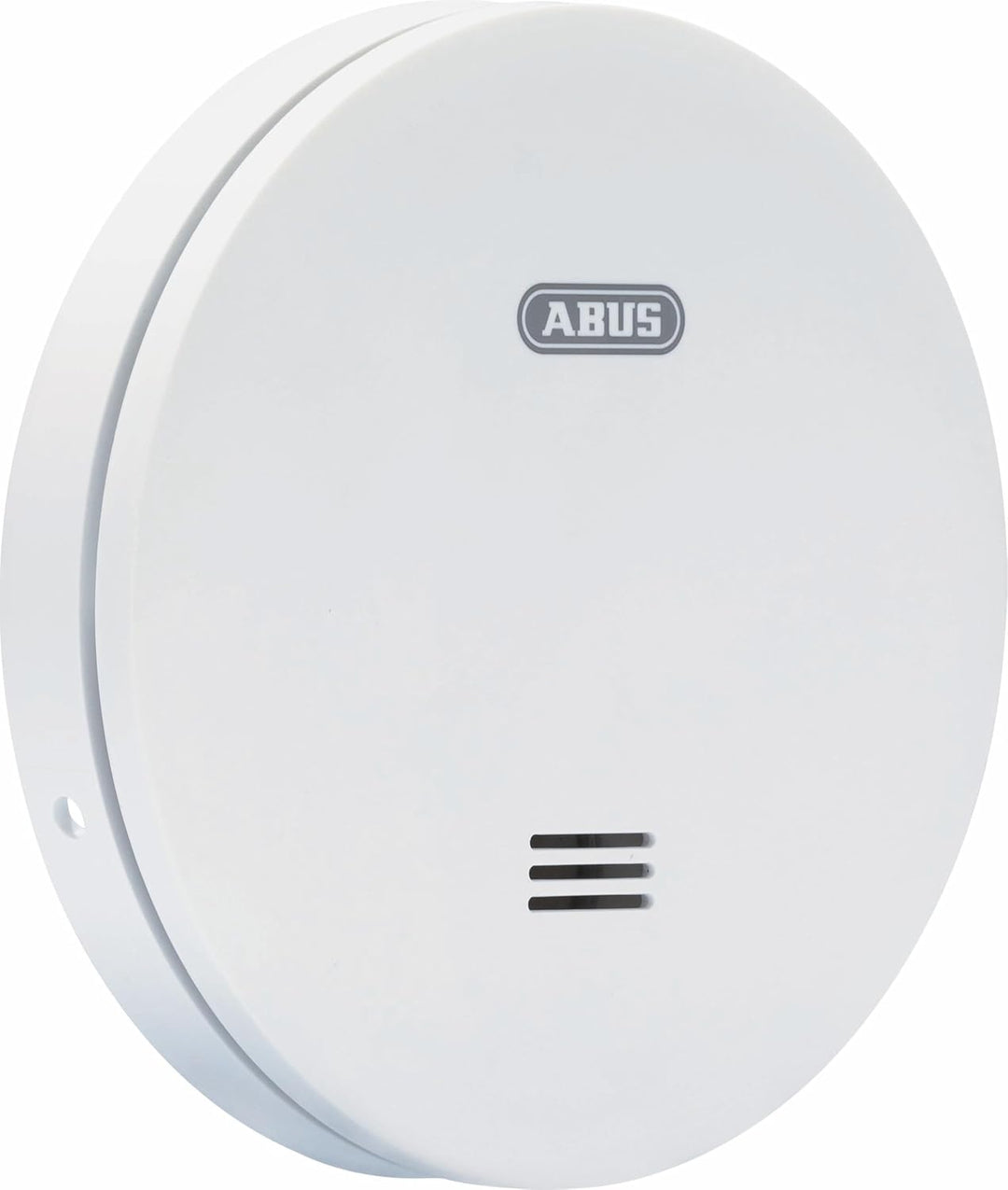 ABUS flacher Rauchmelder RWM160 - mit 10-Jahres-Batterie - Q-Label und DIN EN 14604 geprüft - Blinke