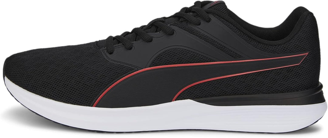 PUMA Unisex Transport Laufschuh 42.5 EU Puma Black High Risk Red, 42.5 EU Puma Black High Risk Red