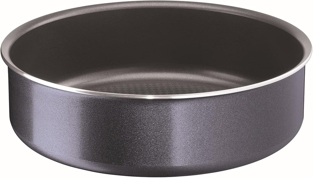Tefal L2319102 Ingenio Elegance Schmorpfanne, 26 cm + 1 Griff + 1 Deckel, 26 cm, Glitzer, für alle H