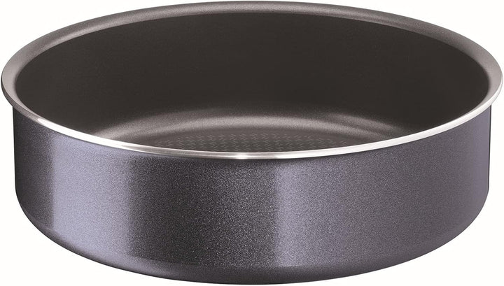 Tefal L2319102 Ingenio Elegance Schmorpfanne, 26 cm + 1 Griff + 1 Deckel, 26 cm, Glitzer, für alle H