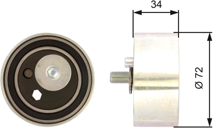 GATES PowerGrip Kit + Wasserpumpe KP15557XS-1