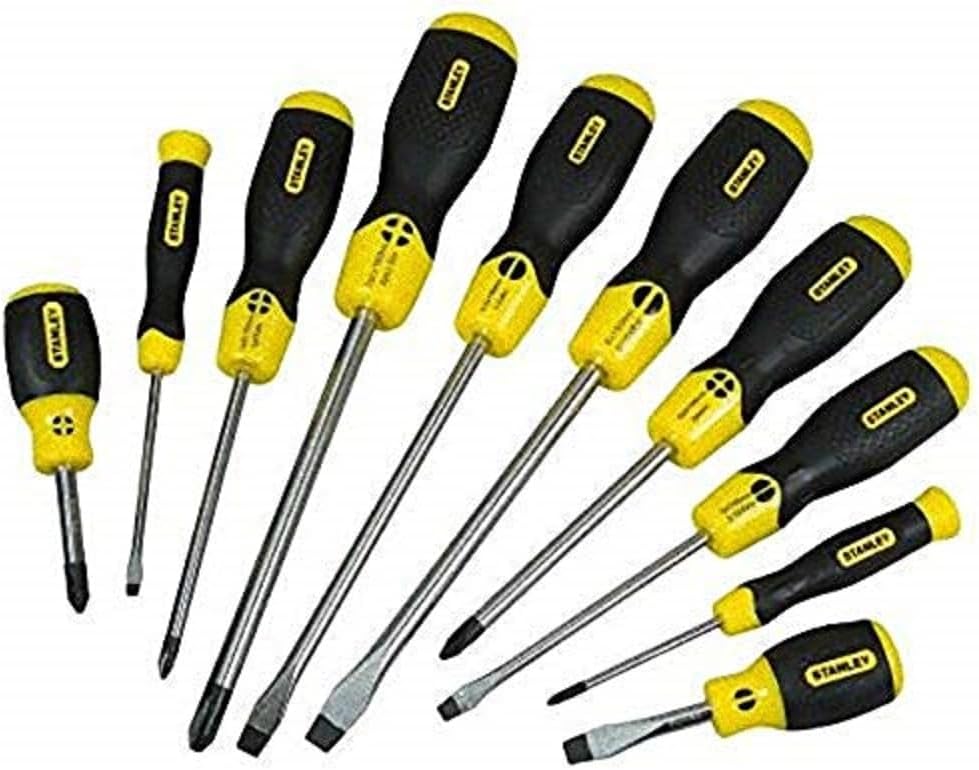 Cushion Grip-Schraubendreher-Set Flared/Phillips 10 Stück (5-64-977) 1 Multi, 1 Multi