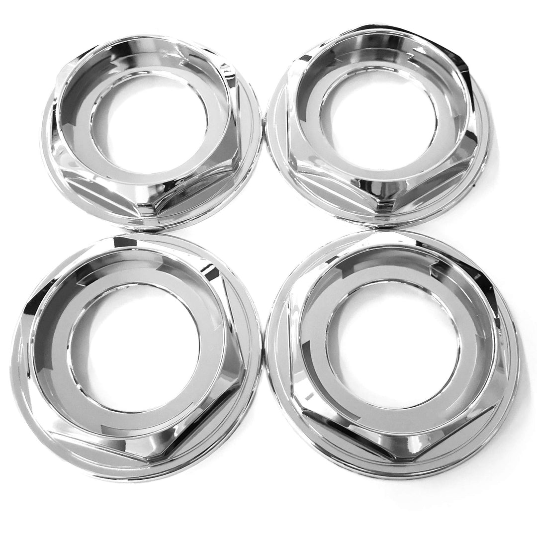 RhinoTuning 4 Stück Radnabenkappen für BBS Nabendeckel OD 102mm ID 71,7mm, Chrom Radnabenabdeckung G