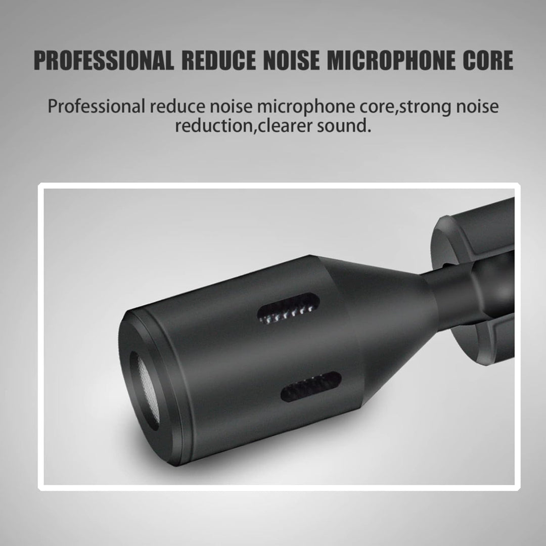 Andoer Mini Plug-in Smartphone Mikrofon Handy Mic Niere Tonabnehmer Typ-C Stecker 90° Winkel einstel