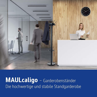 Maul Garderobenständer MAULcaligo | hochwertige und stabile Standgarderobe für den Eingangsbereich o