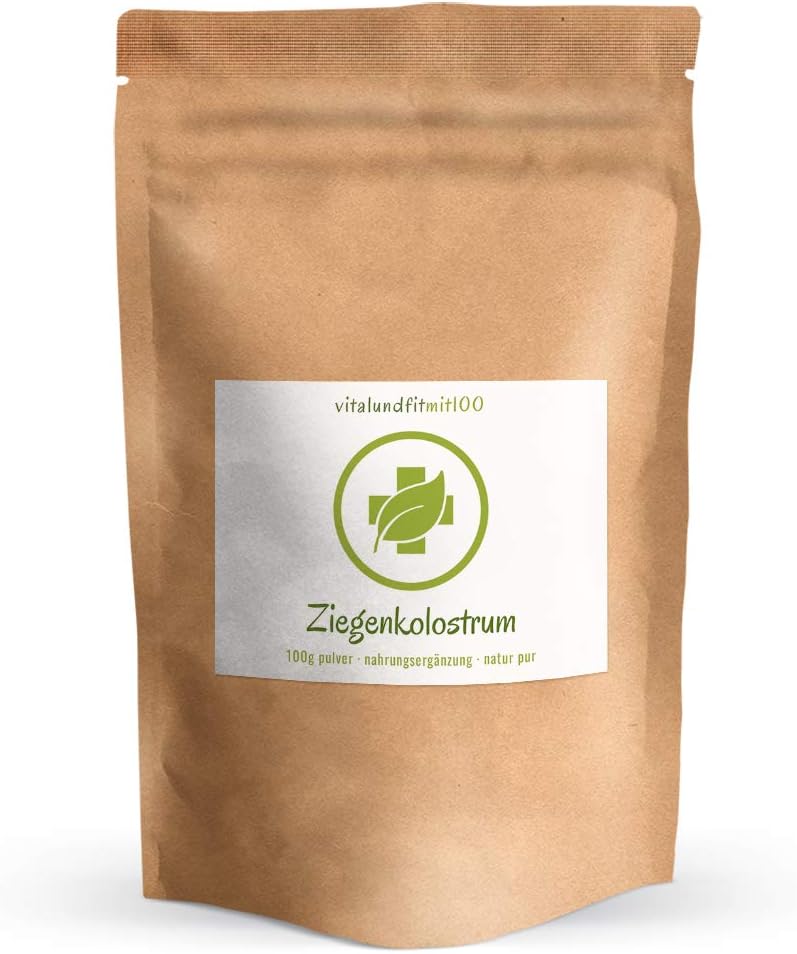 Ziegenkolostrum Pulver 100g - auch Erstmilch oder Biestmilch der Ziege genannt - Deutsches Qualitäts