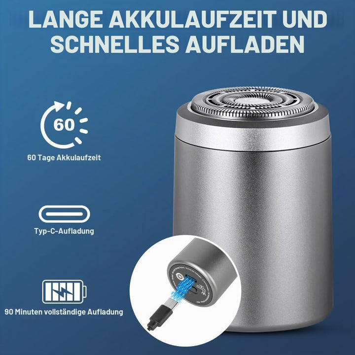 AOOWU Rasierer Herren Elektrisch, Mini-Elektrorasierer, Nass- und Trockenrasierer Tragbarer Elektris