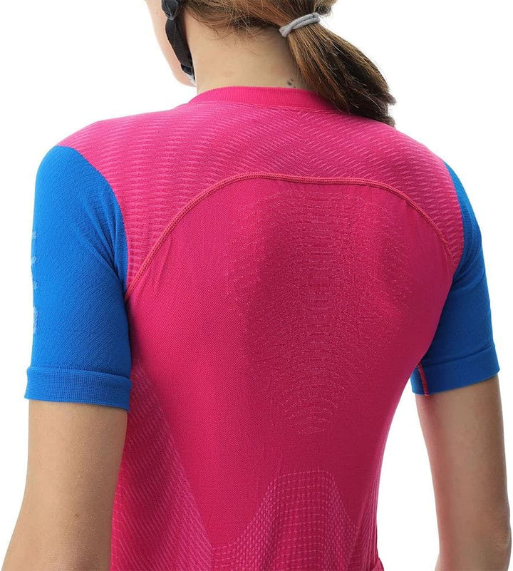 UYN Damen T-shirt-o102291 T-Shirt S Magenta/Cyan, S Magenta/Cyan