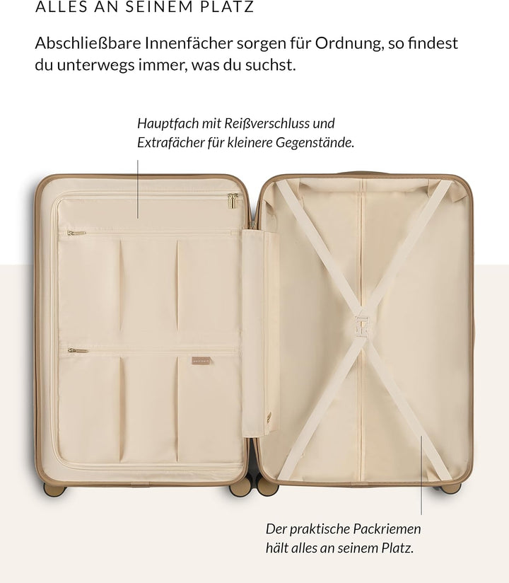 SUITSUIT - Fusion - White Swan - Reisekoffer (76 cm) L White Sawn, L White Sawn