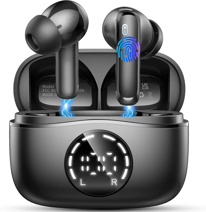 2026 Bluetooth Kopfhörer, Kopfhörer Kabellos Bluetooth 5.4, 56 Std Spielzeit In Ear Kopfhörer mit 6
