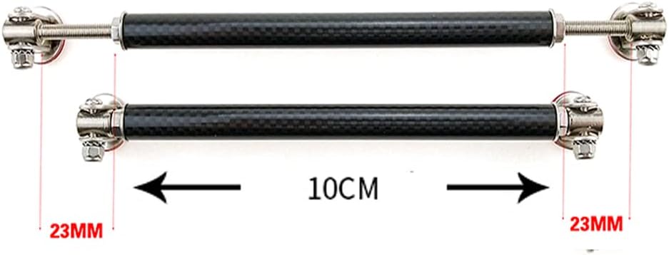 iSpchen 2 Stück Stützstangen vordere Stossstange Splitter Lippe Stützstange Strebe Stützen Rod 3,9"/
