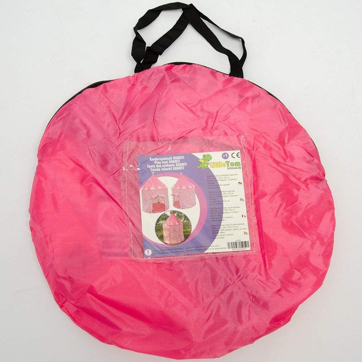 LittleTom Bällebad Mädchen Kinderzelt für Drinnen & Draussen - 100x100x135 Spielzelt Kinder Bällebad
