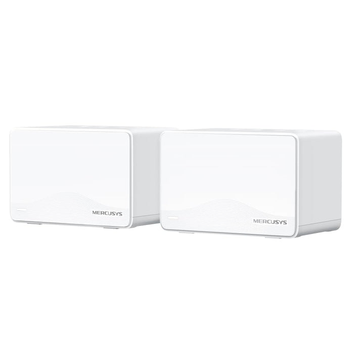 Mercusys Halo H3600BE Mesh WLAN Set (2er-Pack), Wi-Fi 7 BE3600 Dualband-Router & Repeater, 3 × Gigab
