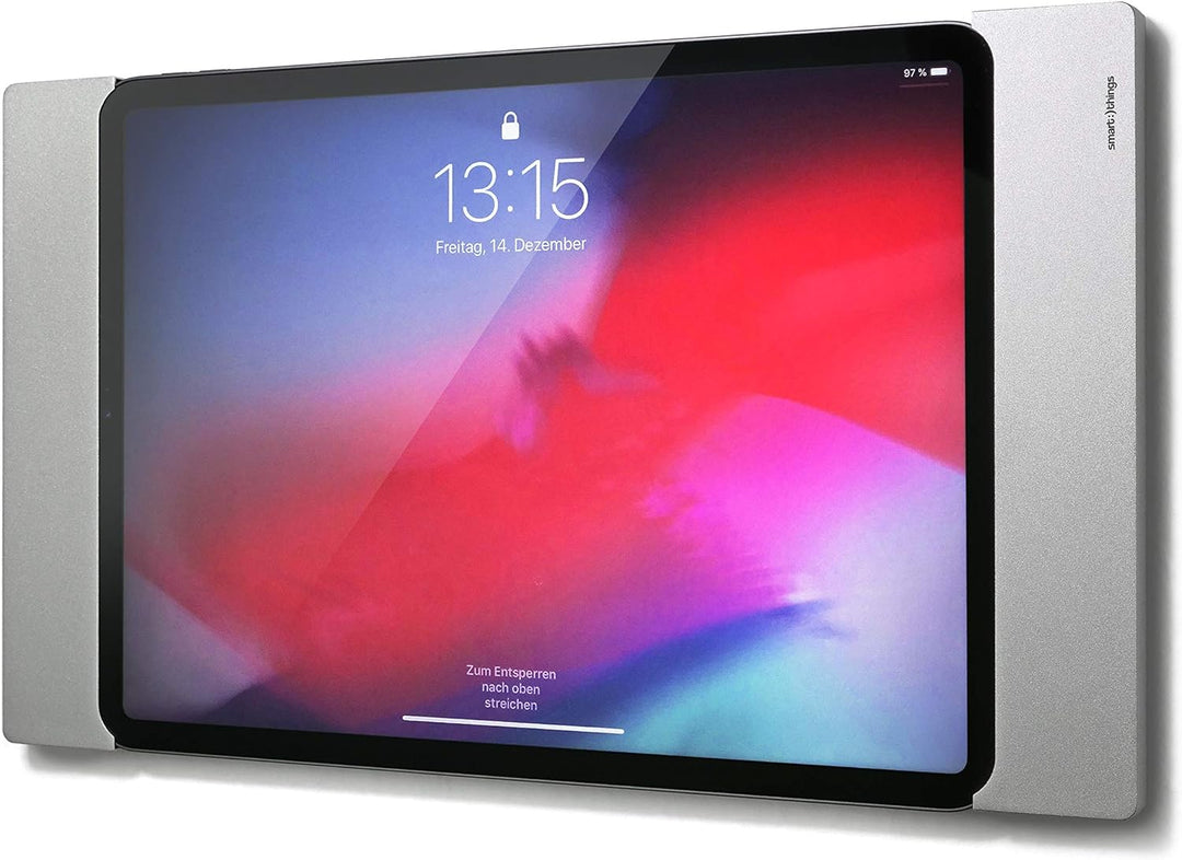 smart things s34 s sDock Fix Pro Silber - Abschliessbare Wandhalterung und Ladestation zur dauerhaft