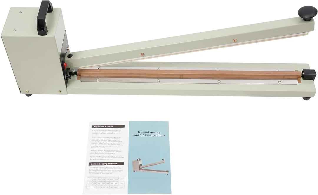 Folienschweissgerät Heisssiegelgerät 600mm Manuelle Impuls Heisssiegelmaschine 3mm Dichtungsbreite P