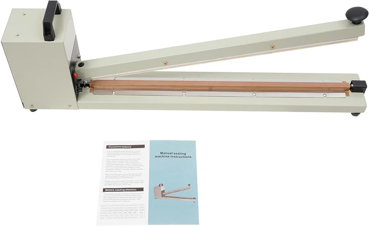 Folienschweissgerät Heisssiegelgerät 600mm Manuelle Impuls Heisssiegelmaschine 3mm Dichtungsbreite P