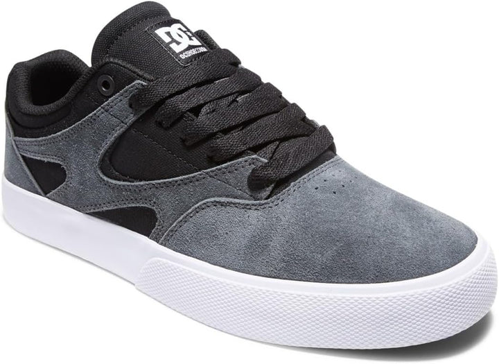 DC Shoes Herren Kalis Vulc Sneaker 42 EU Grey Black Grey, 42 EU Grey Black Grey