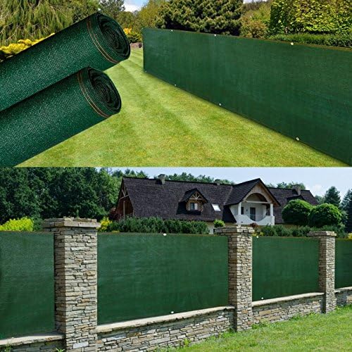 ProBache - Sichtschutzplane, verstärkt, Luxusausführung - 2 x 10 m, 220 g/m² - Grün