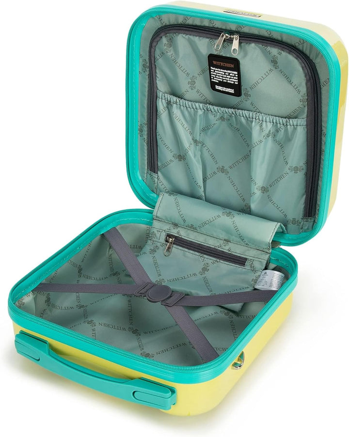 WITTCHEN Koffer Young-Kollektion ABS mit Polycarbonat Beschichtung und Teleskopgriff, Gelb