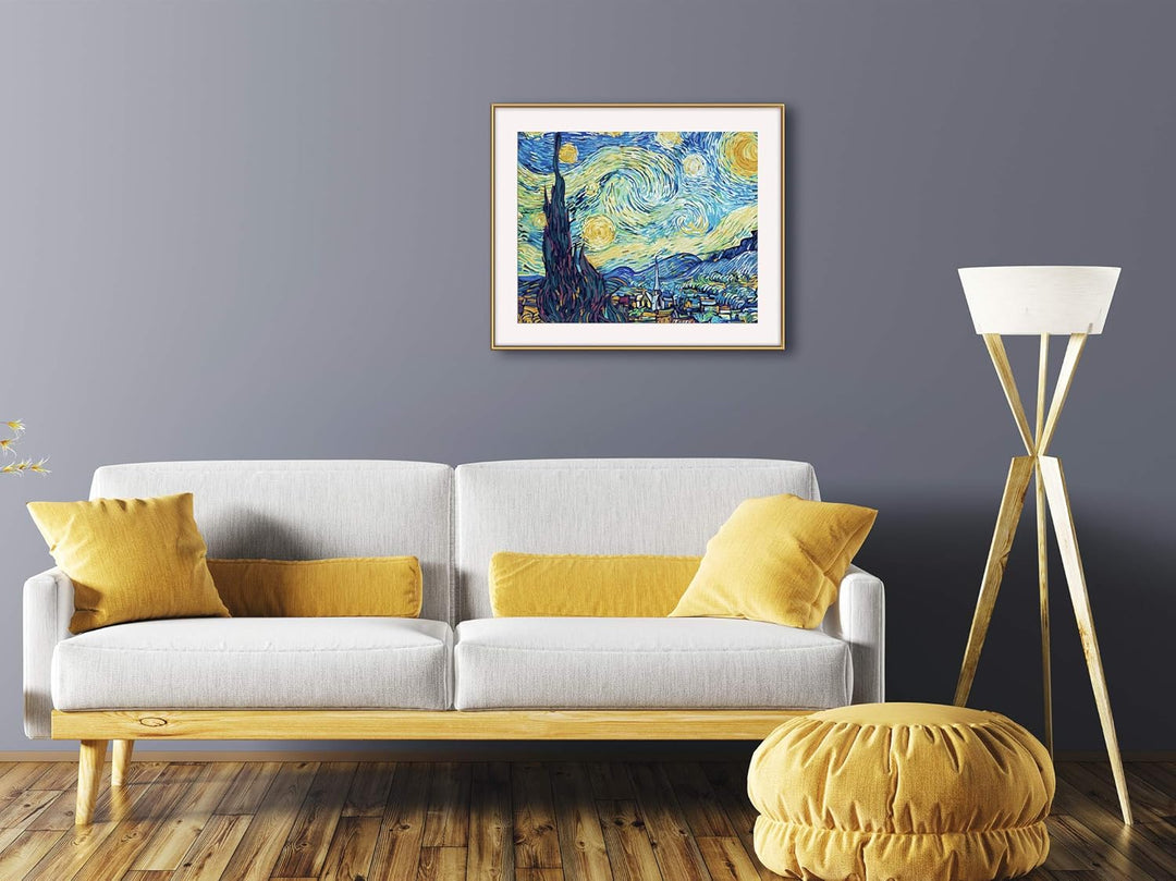 Schipper 609130816 Malen nach Zahlen - Sternennacht nach Vincent Van Gogh - Bilder malen für Erwachs