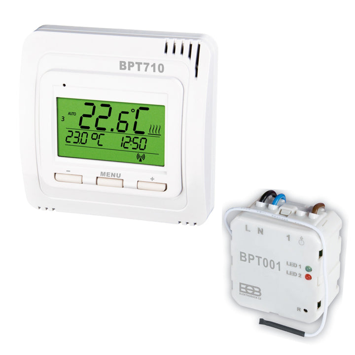 Thermostat Funkset UTQ Festanschluss Unterputz