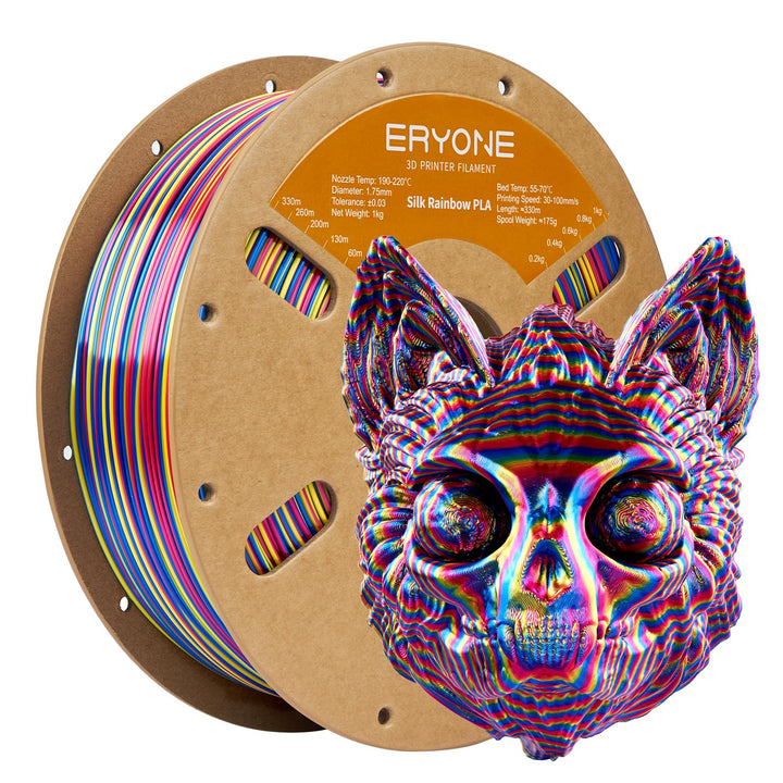 ERYONE Ultra Shiny Silk PLA Filament voor 3D Druker, PLA Filament 1.75mm, +/- 0,03mm,1kg 1 Spule, Tw