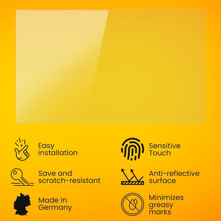 atFoliX Panzerfolie kompatibel mit Huion Kamvas Pro 22 Schutzfolie, entspiegelnde und stossdämpfende