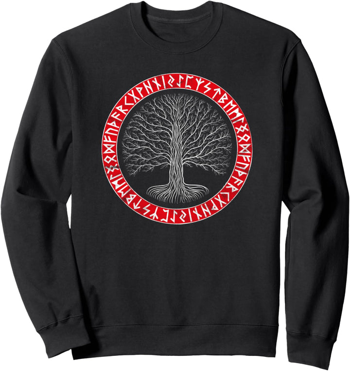 Vintage Wikinger Yggdrasil Viking Germanen Midgard Odin Thor Sweatshirt