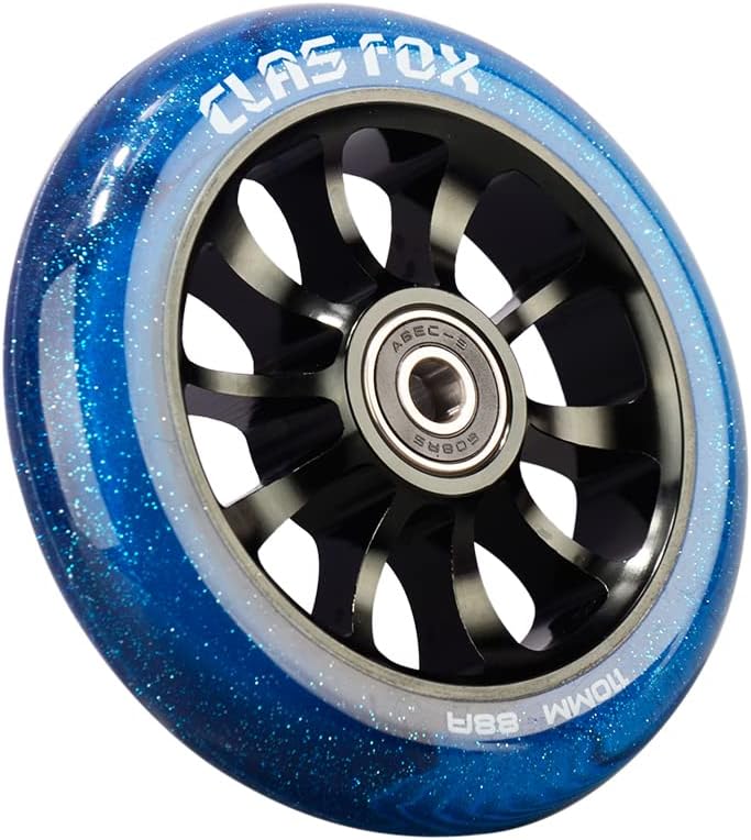 CLAS FOX Pro Stunt Scooter Rollen Roller Räder 110mm Ein Paar mit ABEC-9 Kugellager CNC Metallker (2