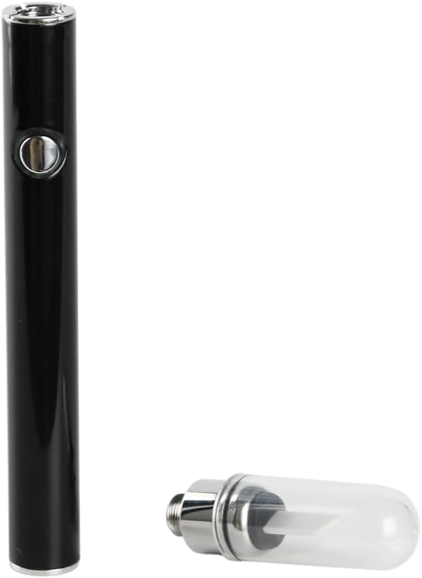 Mr.Bald Ceramic Hot Knife, 510 Thread Dab Tool Cut Wax Accessory, Black +Sliver (1kit)
