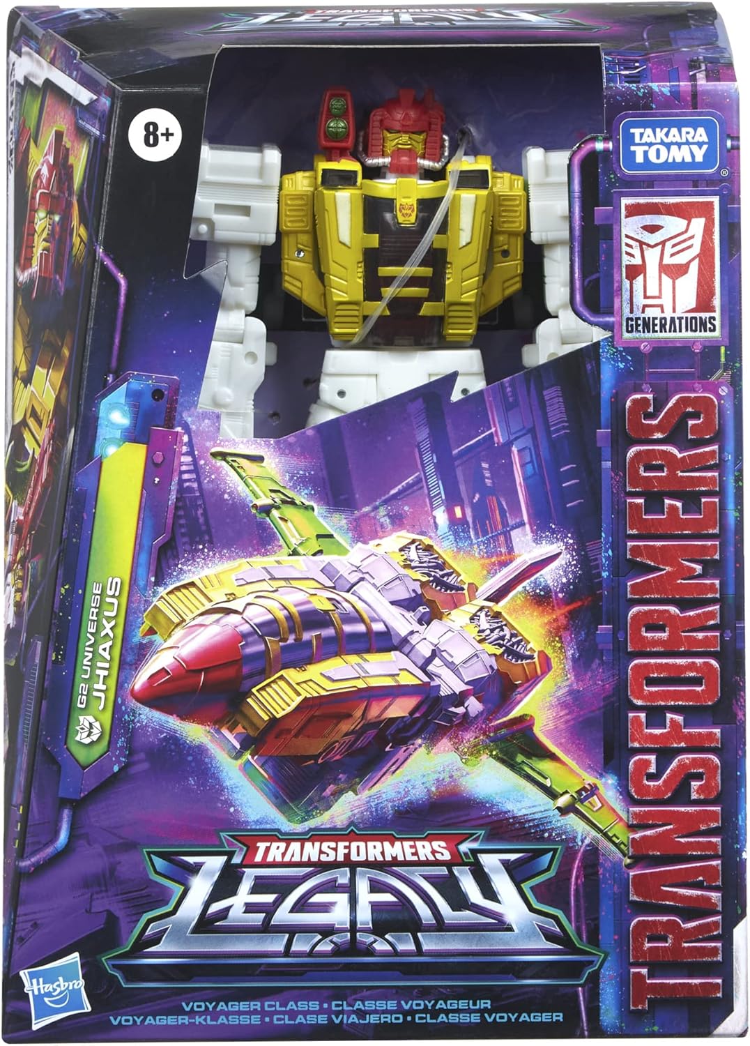 Transformers Spielzeug Generations Legacy 17,5 cm grosse Voyager G2 Universe Jhiaxus Action-Figur, f