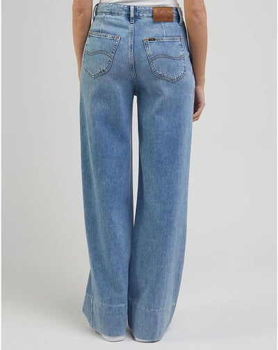 Lee Damen Utility Stella A Line Jeans 25W / 33L Blau, 25W / 33L Blau