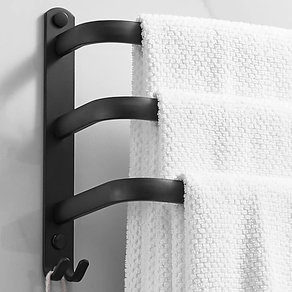 Handtuchhalter für Badezimmer, Wandmontage, Handtuchhalter auf Fuss, Zubehör für Badezimmer, ohne Bo