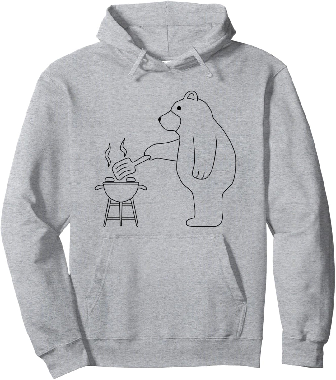Wildtiere Bär Natur Wald Tier Camping Pullover Hoodie