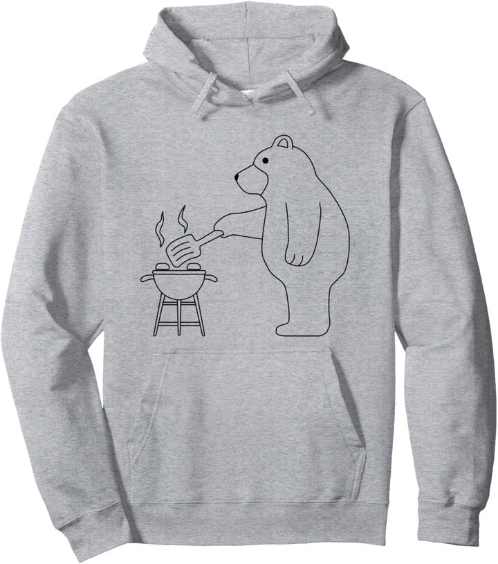 Wildtiere Bär Natur Wald Tier Camping Pullover Hoodie