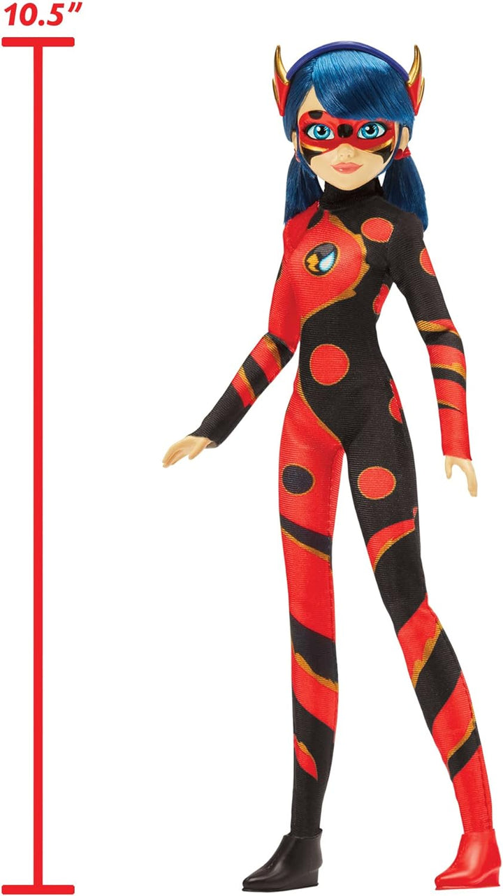 BANDAI - Miraculous Ladybug - Puppe - Dragon Bug - Ankleidepuppe mit Gelenken 26 cm - Superhelden-Pu