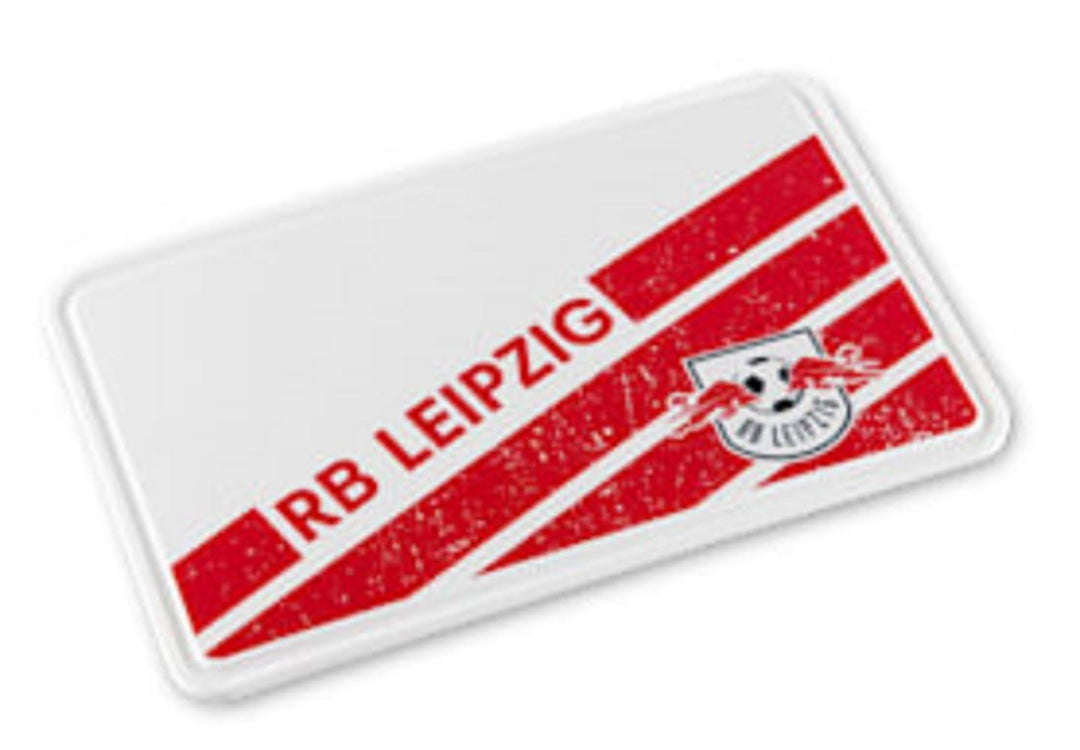 RB Leipzig Frühstücksbrettchen - Streifen - Schneidebrett Brettchen RBL - Plus Lesezeichen Wir liebe