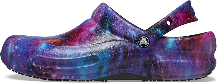 Crocs Unisex Bistro Graphic Clogs 37.5 EU Schwarz, 37.5 EU Schwarz