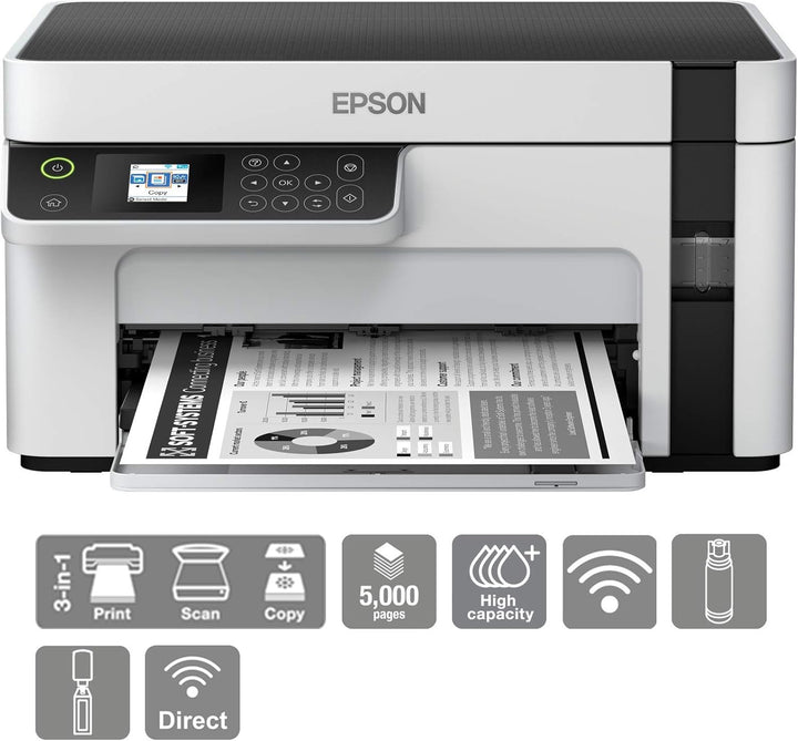 Epson EcoTank ET-M2120 Tintejet A4 1440 x 720 DPI 32 ppm Wi-Fi ETM2120 Ohne zusätzliche Tinte Multip