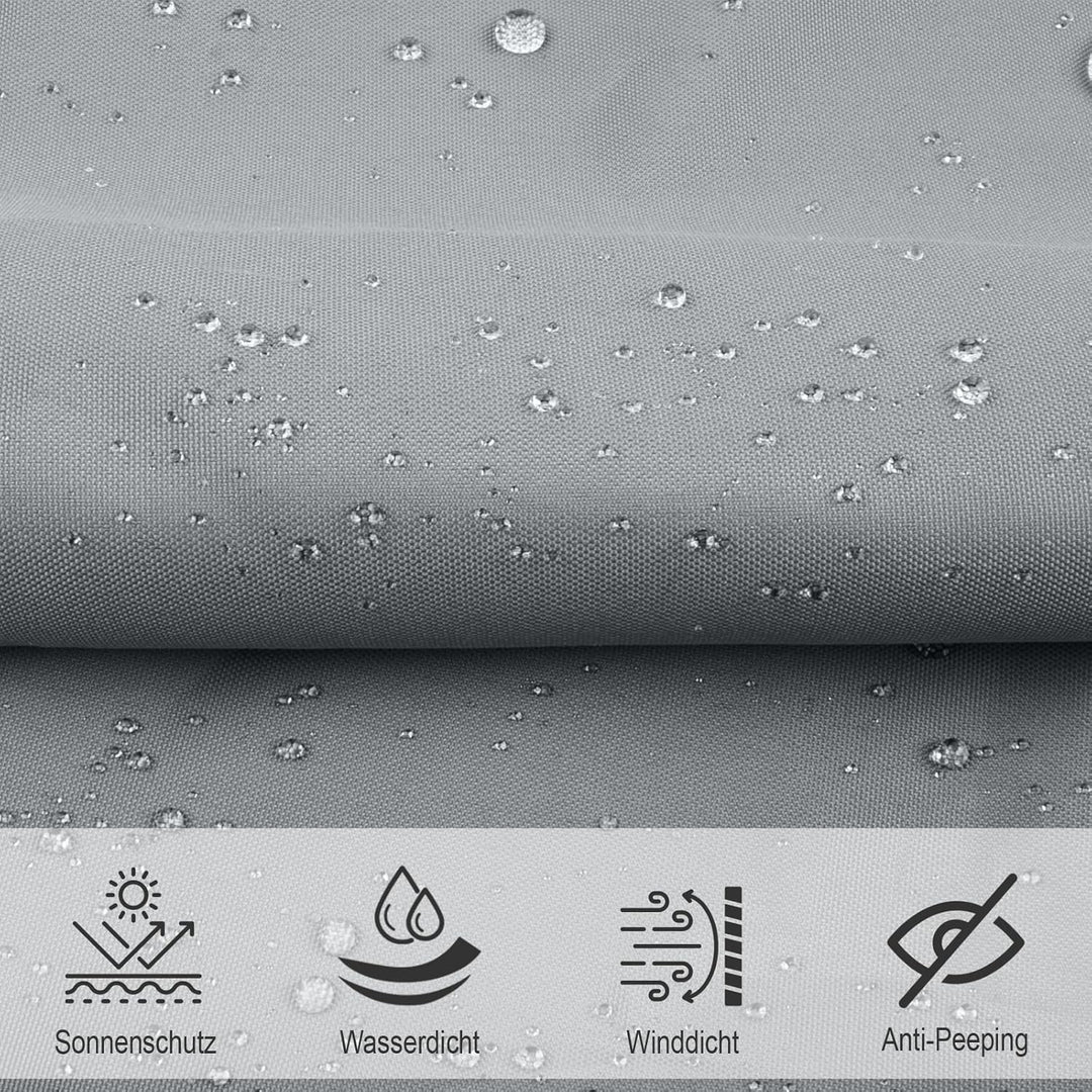 SUNNY GUARD Sonnensegel Rechteckig 2x3m Wasserdicht Sonnenschutz Wetterschutz Segel Baldachin UV Sch
