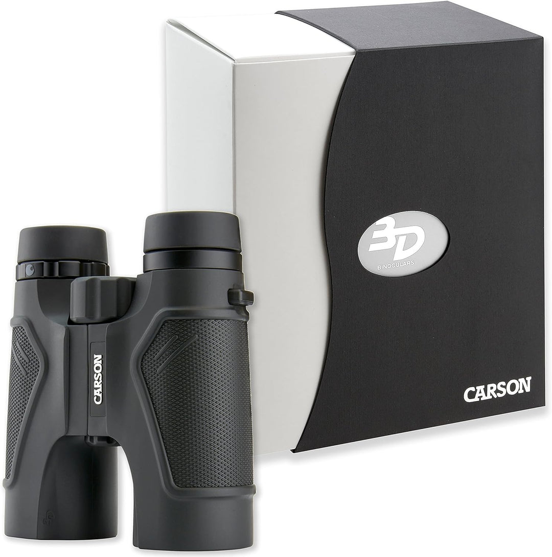 Carson Full-Size Fernglas, 8x42mm, hochwertige ED-Glas Linsen, wasserdicht und beschlagfrei (TD-842E