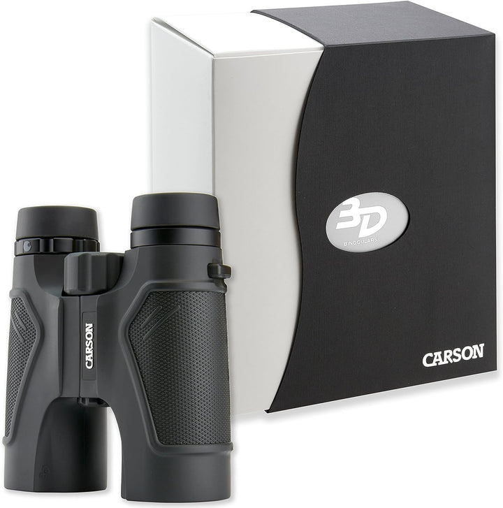 Carson Full-Size Fernglas, 8x42mm, hochwertige ED-Glas Linsen, wasserdicht und beschlagfrei (TD-842E