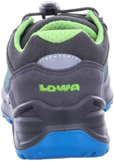 LOWA Halbschuh ZIRROX GTX LO JUNIOR 26 EU Anthrazit Türkis, 26 EU Anthrazit Türkis