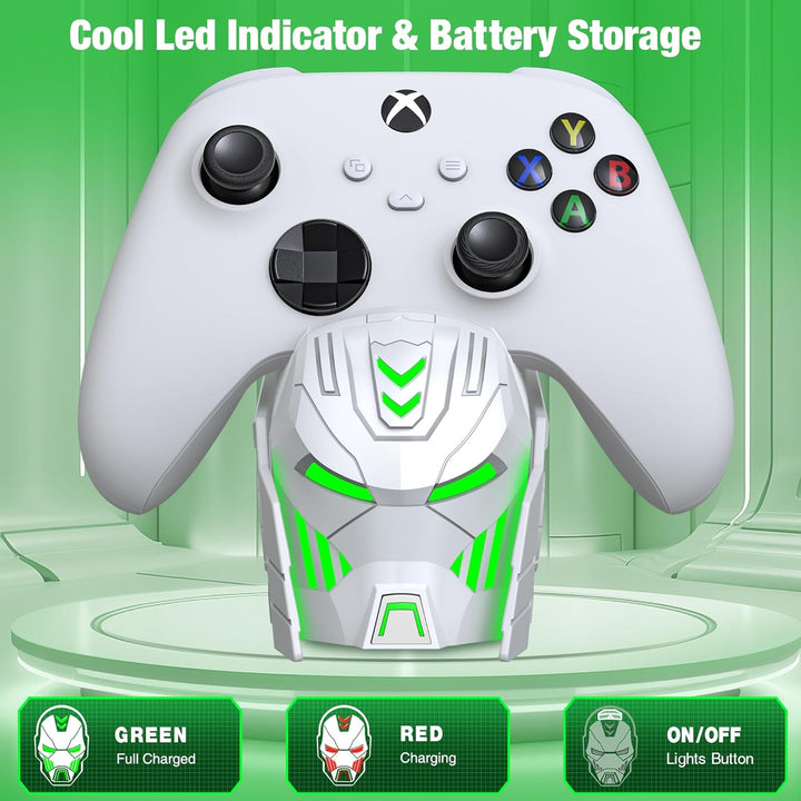 Akku für Xbox/Series x/Xbox One Controller, Xbox Controller Ladestation mit 2 Stück Grosser Kapazitä