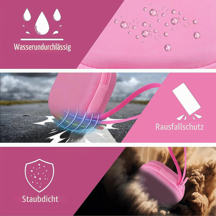 co2CREA Hart Tragbare Schutzhülle Etui Tasche für Anker MagGo 3-in-1 Kabellose Ladestation MagSafe-K