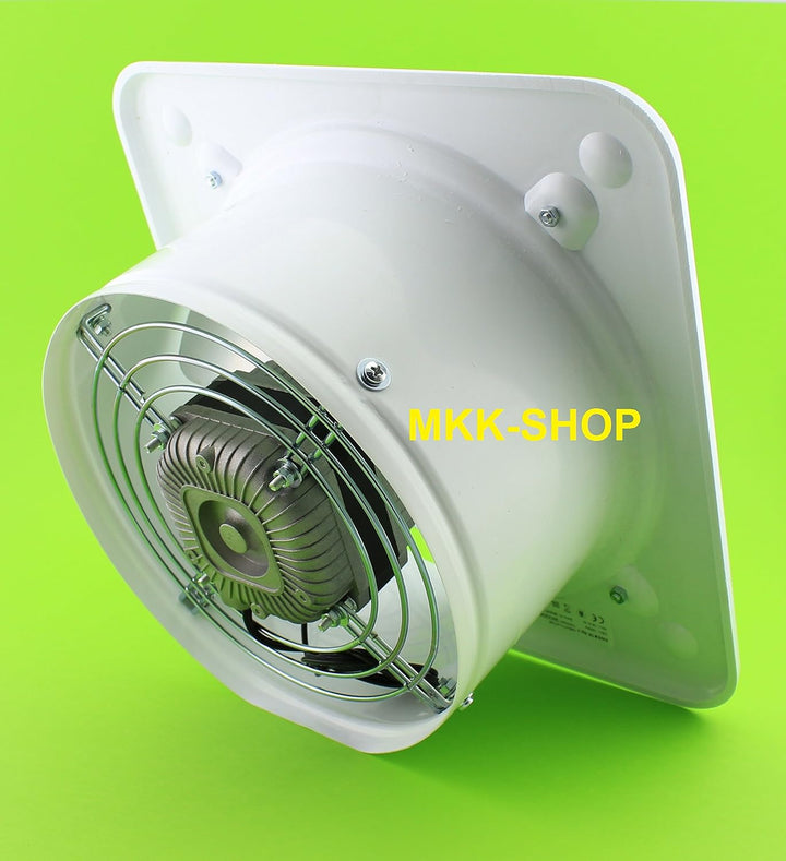 MKK Axialer Ventilator aus Metall Lüfter zur Wandmontage für Zuluft und Abluft geeignet