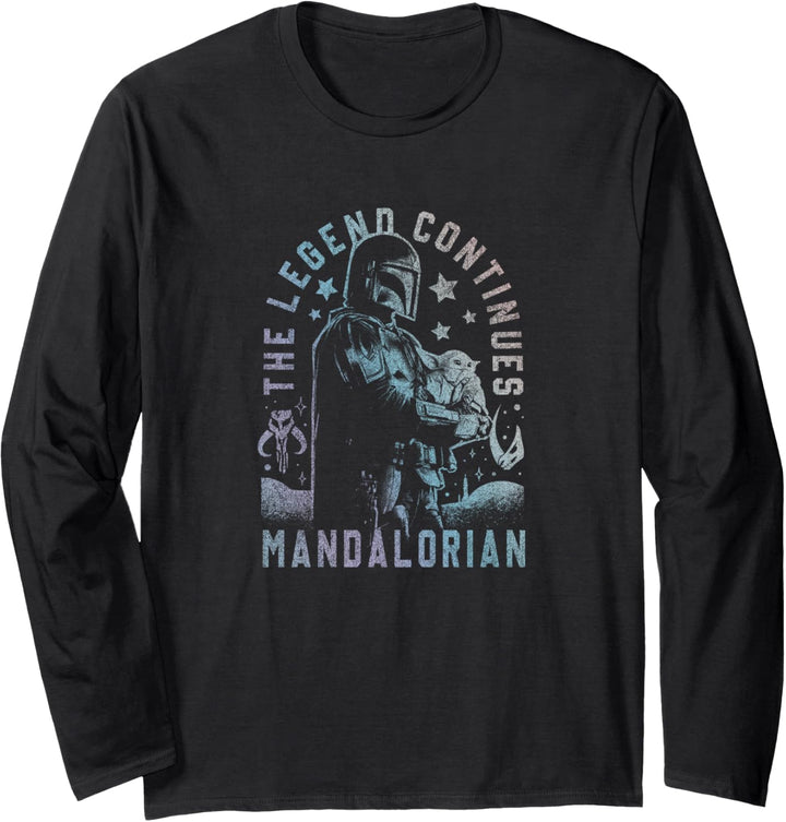 Star Wars: The Mandalorian & The Child The Legend Continues Langarmshirt