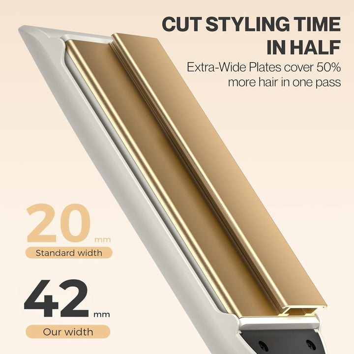 BarberBoss Haarglätter mit Floating Ceramic Technology, Platten-Glätteisen, Professional Glätteisen