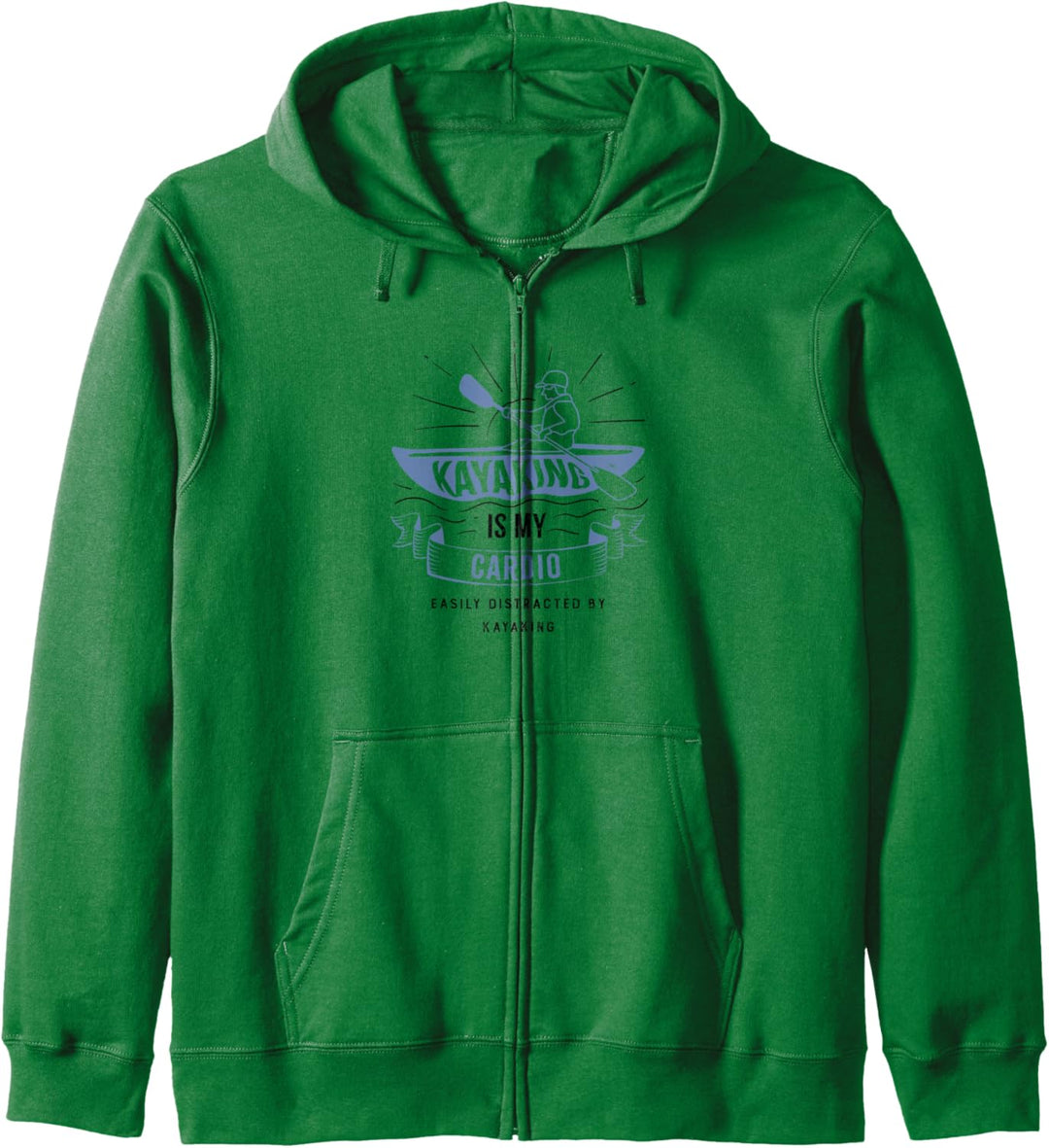 Kajak als Cardio Kanu Wassersport Wildwasser Kapuzenjacke