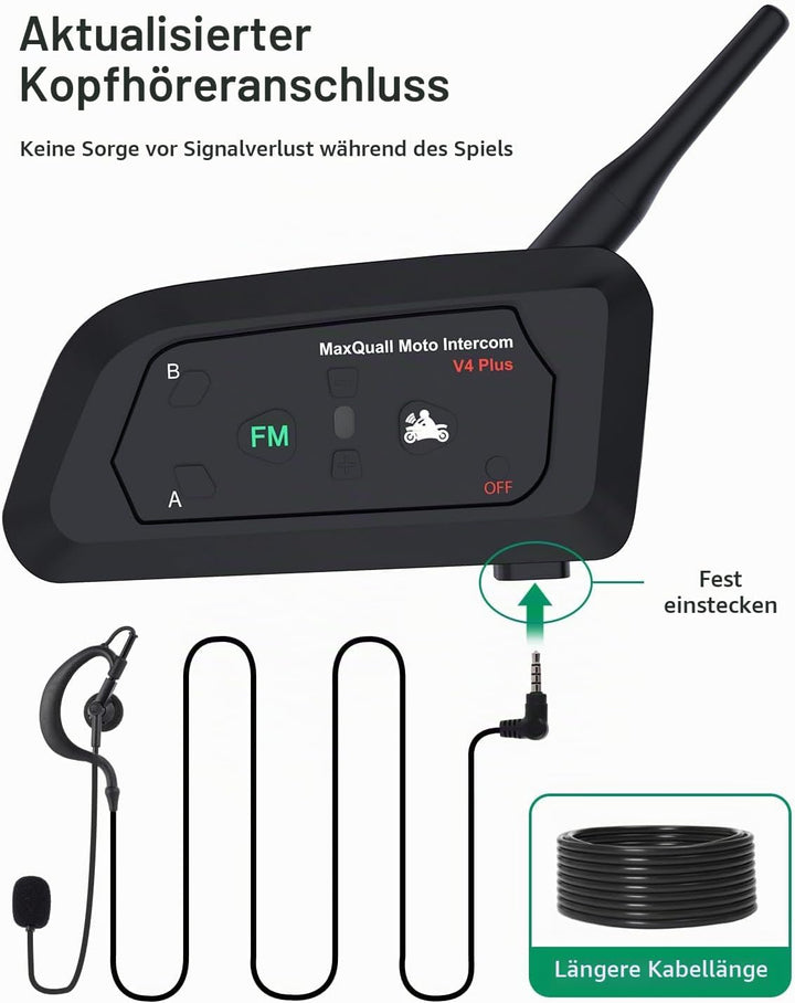 Schiedsrichter-Headset 3 Schiedsrichter sprechen gleichzeitig Fussball-Funk-Headsets Funk-Fussball-H